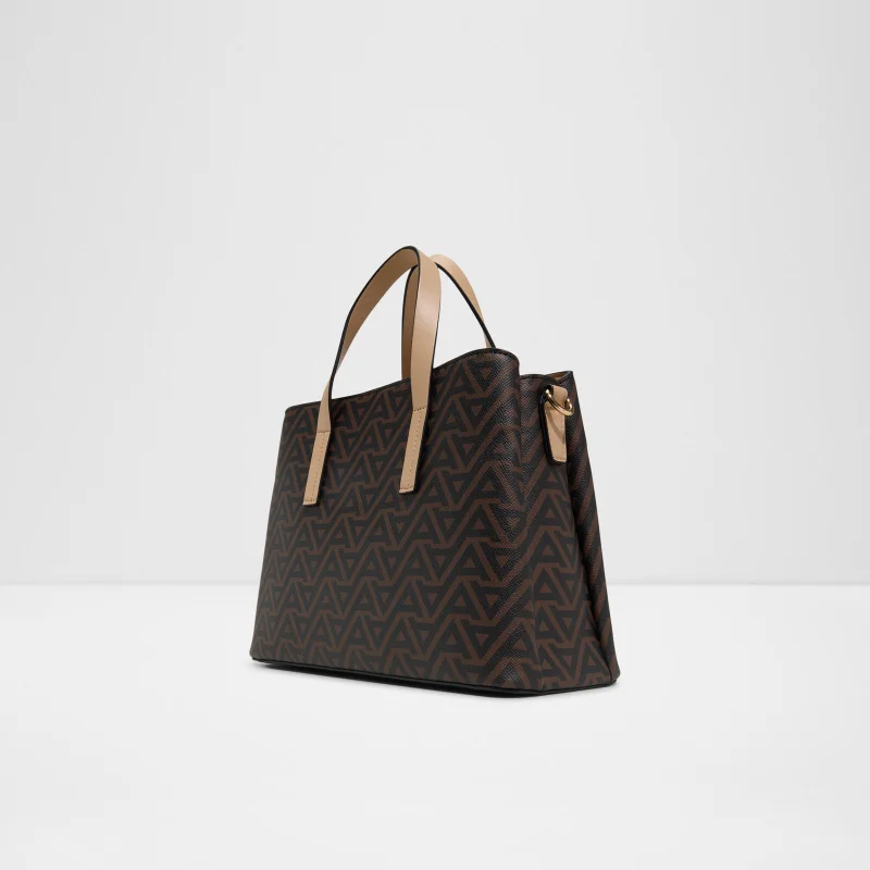 الدو MAELLIA Monogram Patterned Satchel Bag