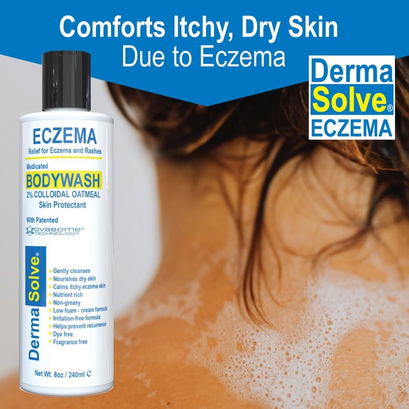 Dermasolve Eczema Relief Body Wash (2 Pack) | Protects, Moisturizes, and Repairs Skin - Kids, Babies & Adults - Steroid Free - Image 5