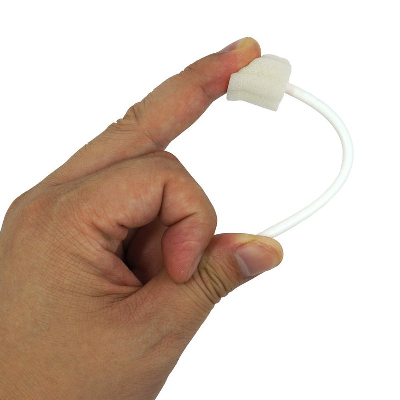 MUNKCARE Oral Mouth Swabs Sponge- Untreated and Unflavored for Baby & Elderly Oral Cleaning White 150 Counts - Image 2
