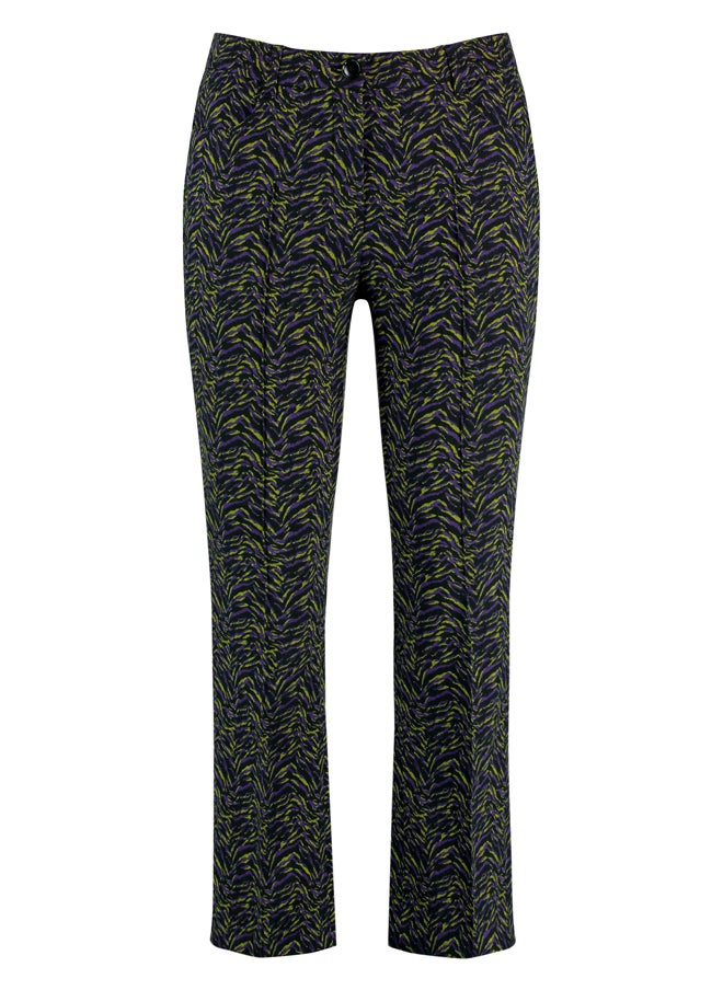 Samoon Patterned Flared Trousers  - Image 3