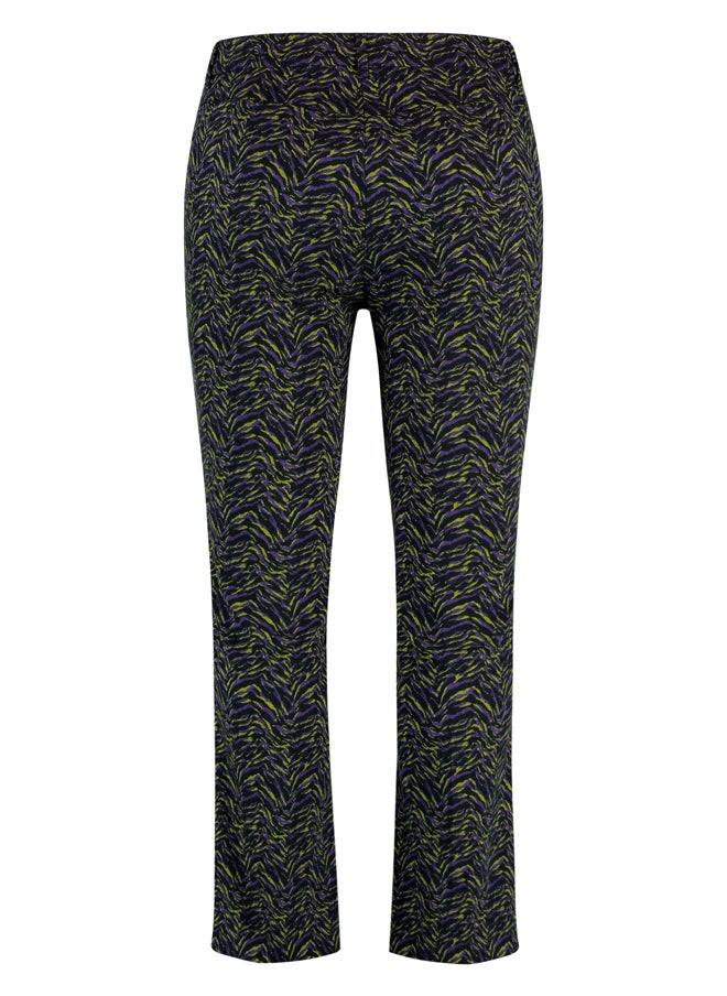 Samoon Patterned Flared Trousers  - Image 2