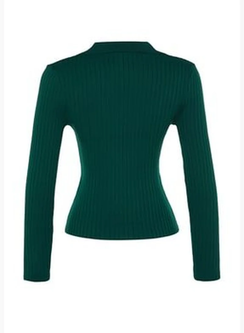 trendyol Emerald Green Knitwear Sweater TWOAW23KZ00467