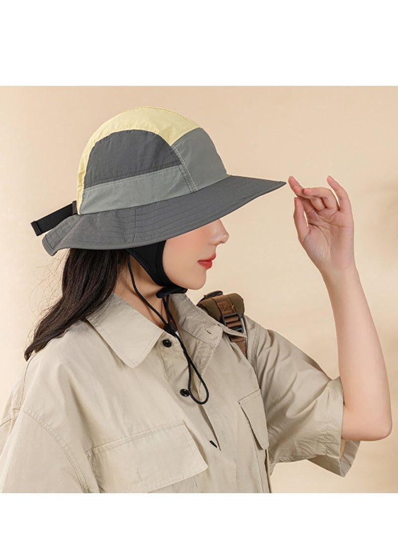 Suntown Surf Hat Bucket Sun Hats for Surfing Boating Water-Sports Men and Women-Quick Drying Adjustable Chin Strap Rainproof Summer Sun Hat for Beach Outdoor Hiking Gardening Fishing - Image 1