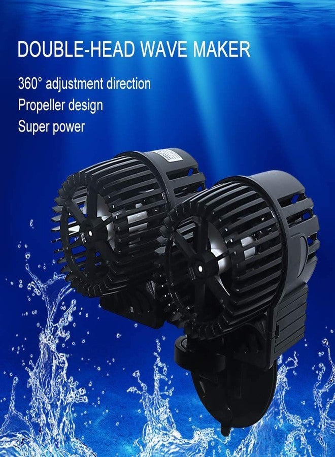 UPETTOOLS 6340 GPH Submersible Aquarium Circulation Pump - Adjustable 360° Wave Maker Powerhead for Fish Tanks - High Power Water Pump for Optimal Water Flow 24W（120-200Gallon） - Image 2