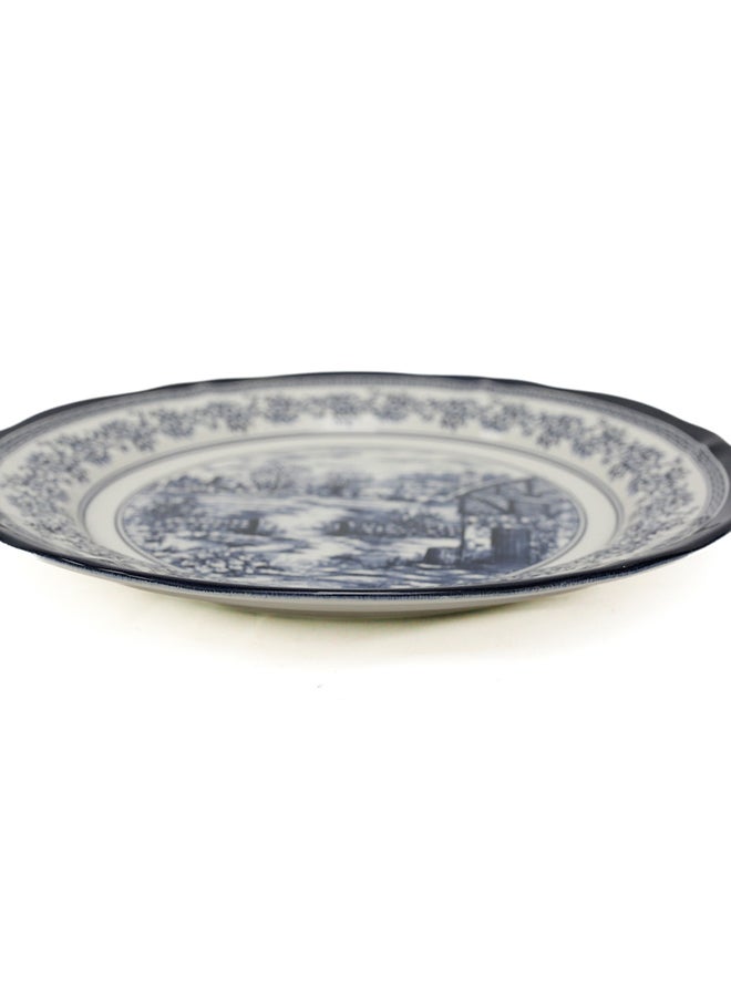 Akdc Dinner Plate Round 10.7"A Classic And Versatile Piece That Provides The Perfect Canvas For Your Main Courses, Enhancing Your Dining Experience With Its Timeless Design. - Image 2