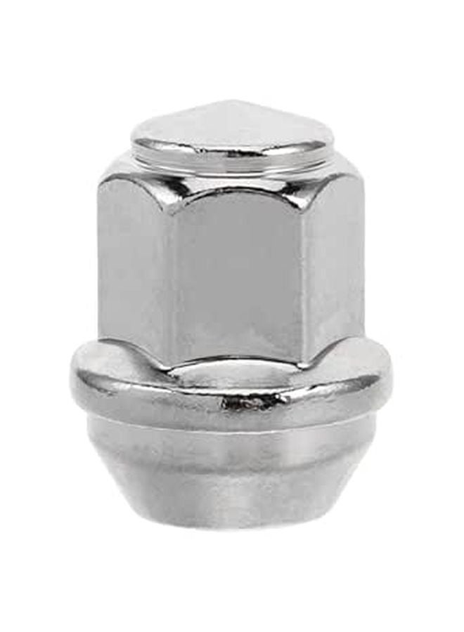 Silver Wheel Lug Nut Covers 14x1 5mm Solid Strengthened For SUV Truck Car - Image 1