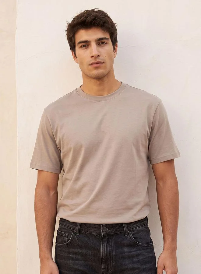 Splash FAV Basic Relaxed Fit Crew Neck Short Sleeves T-shirt