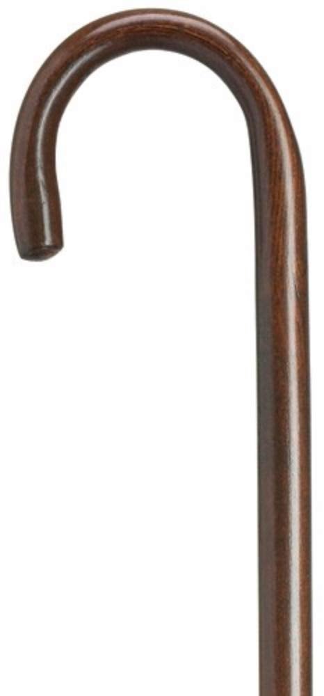 Unisex Round Nose Comfort Crook Cane Walnut Affordable Gift Item DHAR9003207