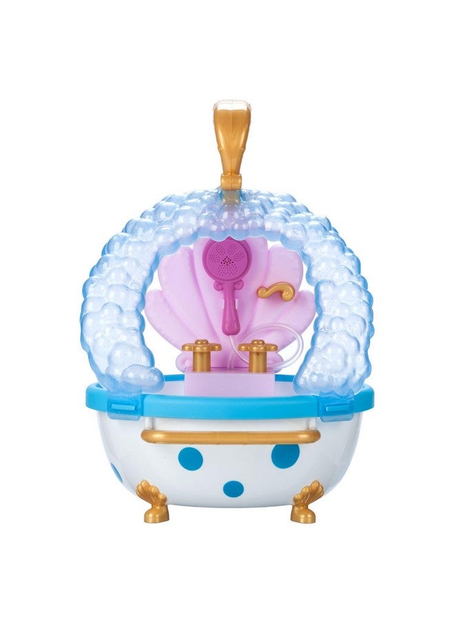 Disney store مجموعة ألعاب الحيوانات الأليفة الرسمية من ديزني - مجموعة حوض الاستحمام ماكس - مجموعات لعب ممتعة لألعاب الأميرات مثالية للأطفال الصغار - تأتي مع ماكس الذي يتغير لونه، وشخصية سيباستيان وفقاعات. - Image 3