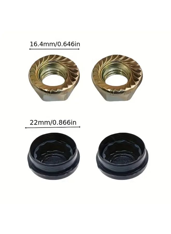 2 Sets Wiper Arm Screw Nut Caps And Rocker Covers Hex Head For 1995 2019 Models - Image 5