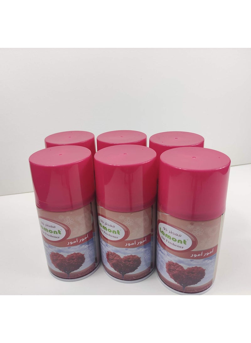 لامونت معطر بخاخ لامونت 6 قطع (أمور أمور, 250 مل)