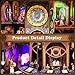 VORATHIS Book Nook Tarot Kit 3D Wooden Puzzle for Adults Teens Beginners DIY Miniature Bookshelf Insert with LED Light Mysterious Craft Gift for Family Friends - Image 4