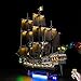 BrickSoul Light Kit Compatible with Lego Captain Jack Sparrows Pirate Ship 10365 Building Upgrade RC Adjustable Lighting Mode with Original Sound Lighting Accessories Not Included 10365 Model - Image 2