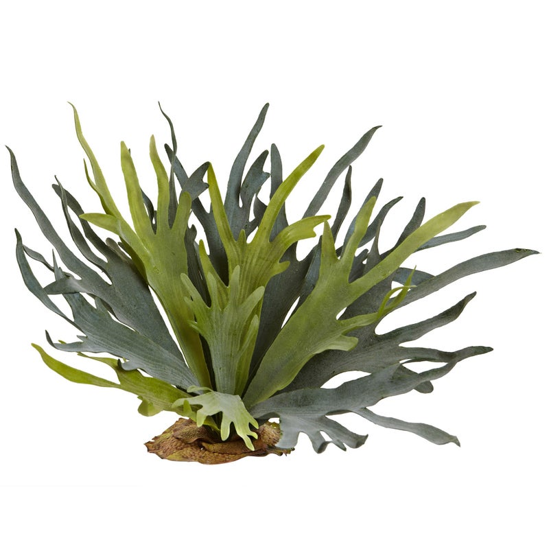 Nearly Natural 21in. Staghorn Fern (Set of 2)