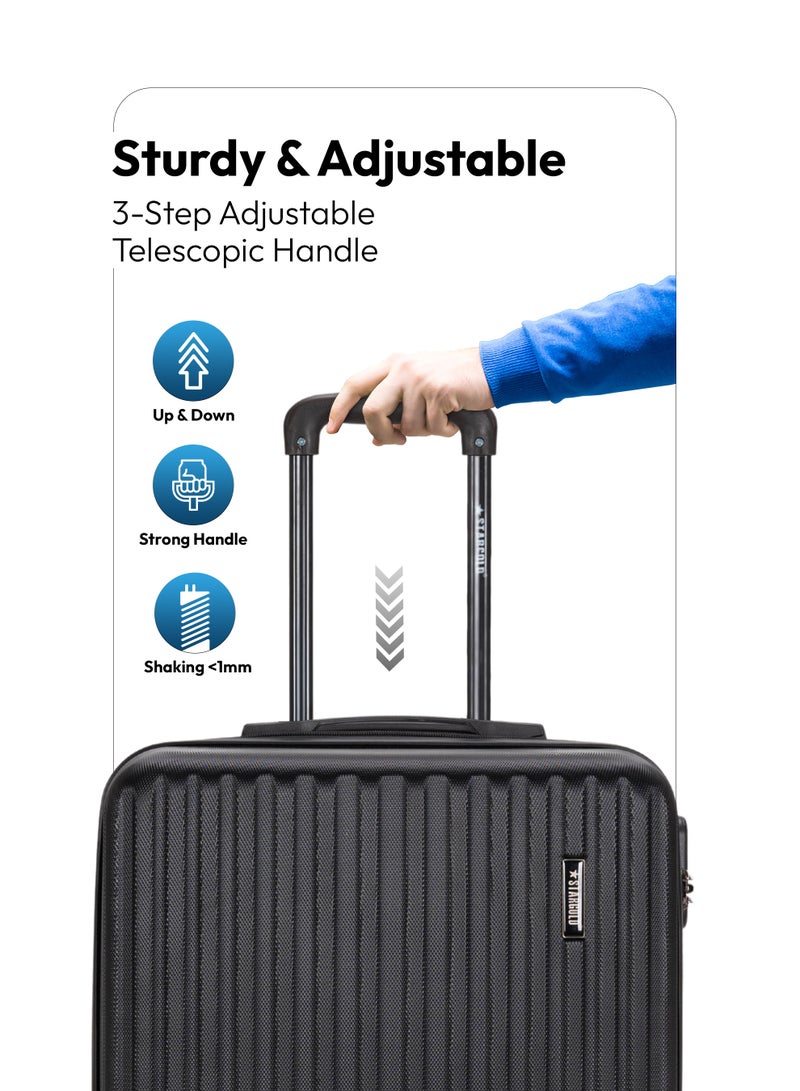 Stargold Single Hardside Spinner 4 Wheels Cabin Trolley Luggage With Number Lock 16 Inches - Image 2