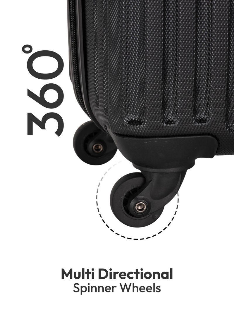 Stargold Single Hardside Spinner 4 Wheels Cabin Trolley Luggage With Number Lock 16 Inches - Image 4