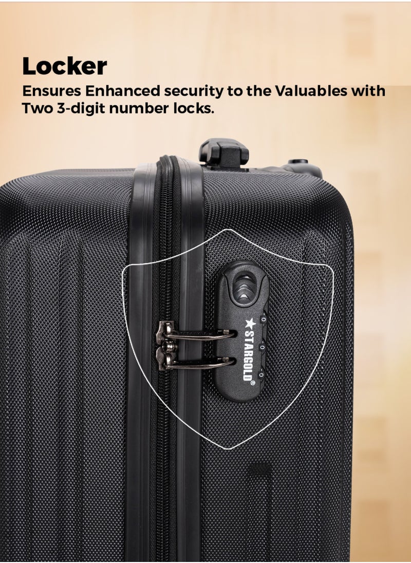 Stargold - Single Hardside Spinner 4 Wheels Cabin Trolley Luggage With Number Lock 16 Inches - Image 1