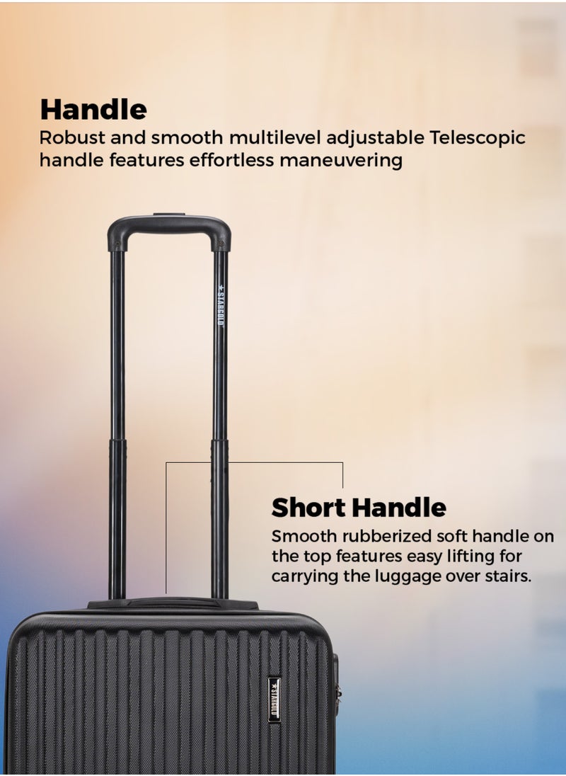 Stargold - Single Hardside Spinner 4 Wheels Cabin Trolley Luggage With Number Lock 16 Inches - Image 1