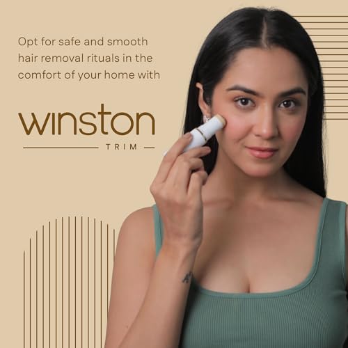 Winston Rechargeable Electric Facial Hair Trimmer for Women – 90-Min Runtime | Gentle, Painless & Safe | Multi-Grooming for Face, Upper Lip & Forehead - Image 2