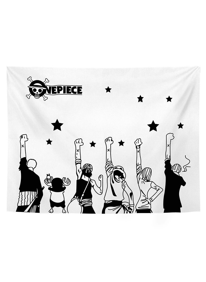 EBMINI One Piece Luffy Anime Background Cloth 
