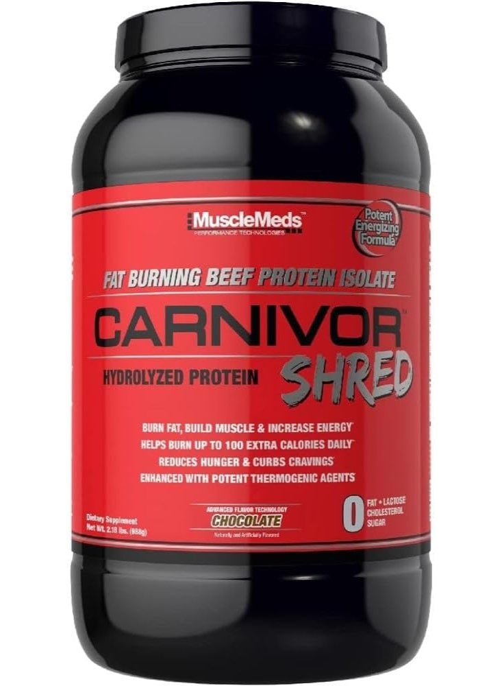 ماسيلميدز كارنيفور شريد، بروتين لحم بقري محلل لحرق الدهون، بنكهة الشوكولاتة، 2.28 رطل - Image 1