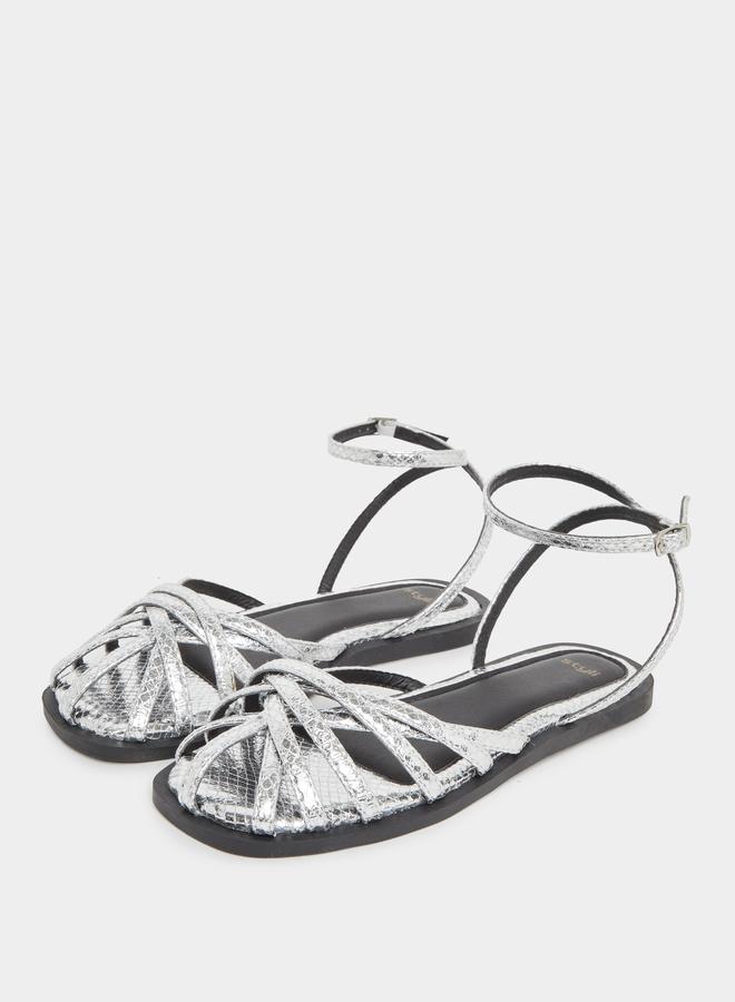 Styli Strappy Flats Sandals - Image 2