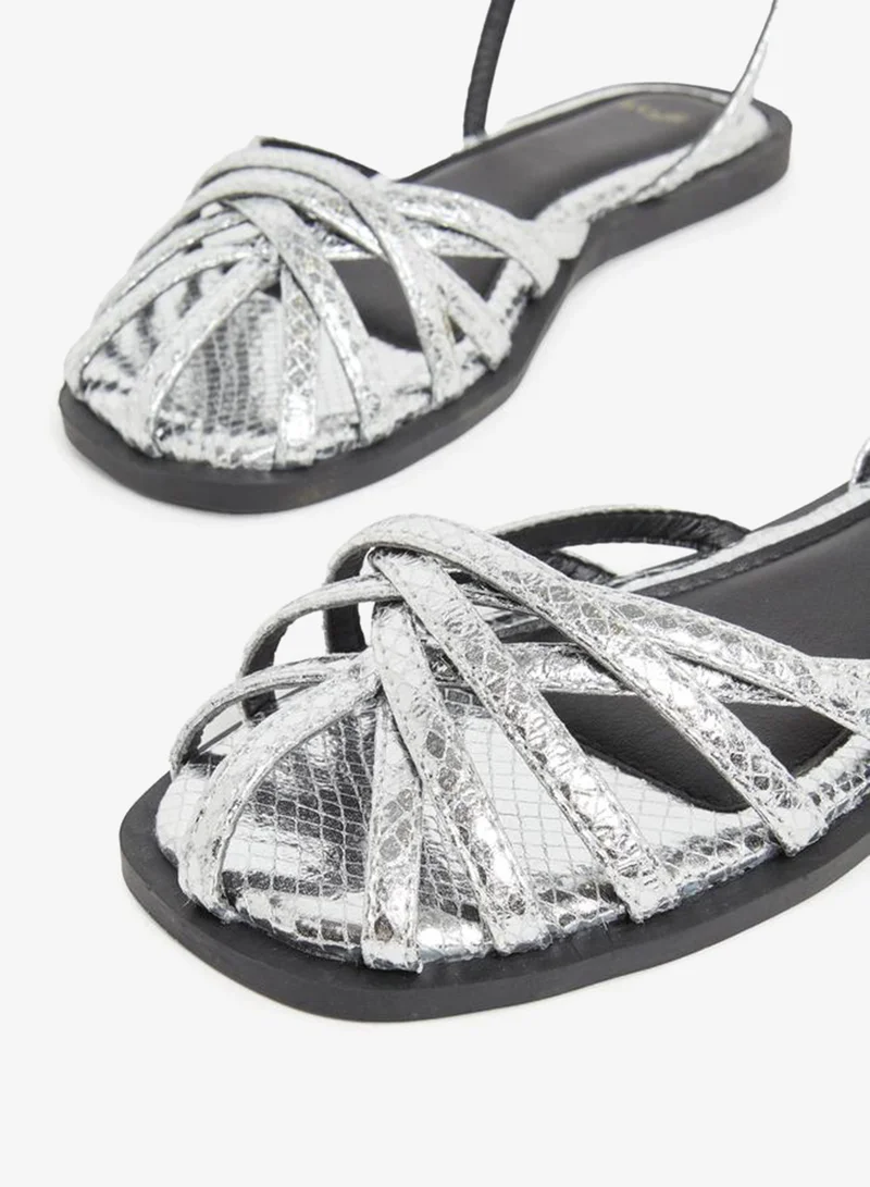 Styli  Strappy Flats Sandals for Women | Best Price UAE