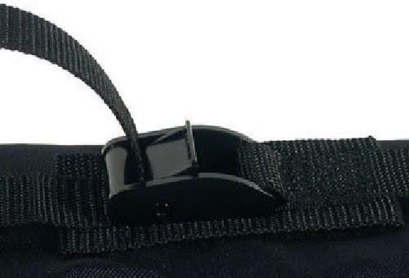 Dorsal Universal Soft Roof Rack Pads for Surfboard Kayak SUPs with Car Tie Down Straps and Storage Bag - Pack of 2 Black Polyester - Image 4
