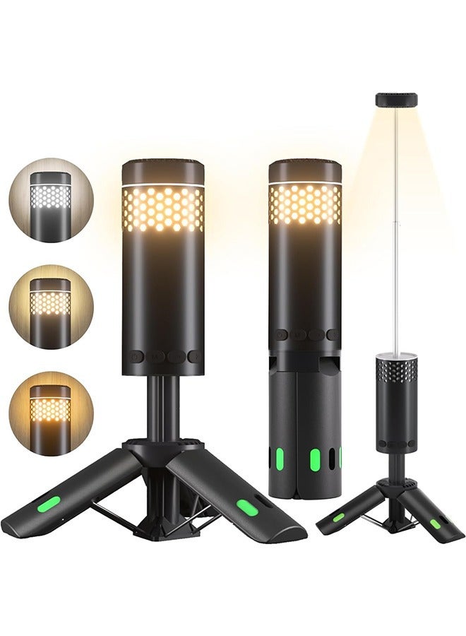 10000 mAh Rechargeable Telescopic Led Camping Lights Multifunction Camping Lanterns Portable Magnetic Flashlight - Image 1