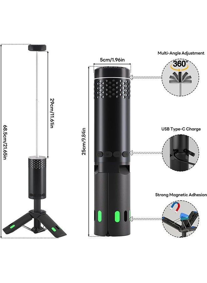 10000 mAh Rechargeable Telescopic Led Camping Lights Multifunction Camping Lanterns Portable Magnetic Flashlight - Image 4