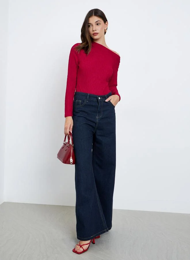 ستايلي بودي سوت بتفاصيل كتف واحد