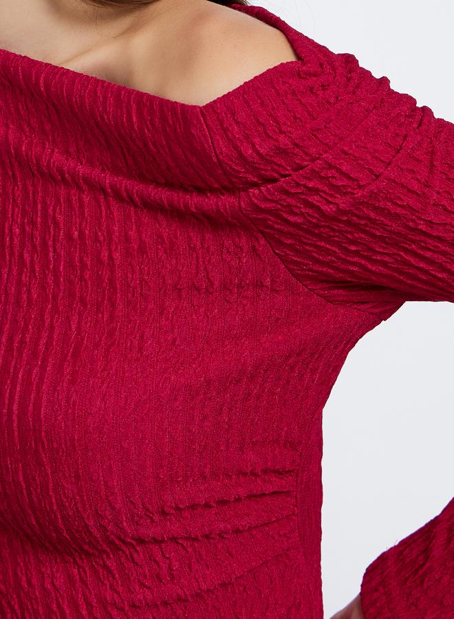 ستايلي بودي سوت بتفاصيل كتف واحد - Image 4