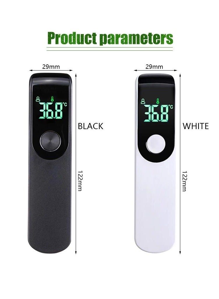 MileMelo Non Contact Infrared Forehead and Ear Thermometer for Adults and Children Digital Thermometer with Child Mode Fever Alarm Silent Mode Memory Function Fast and Accurate (White) - Image 2