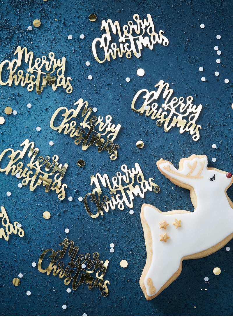 Ginger Ray Festive Gold Table Confetti - Holiday Party Decor - Image 2