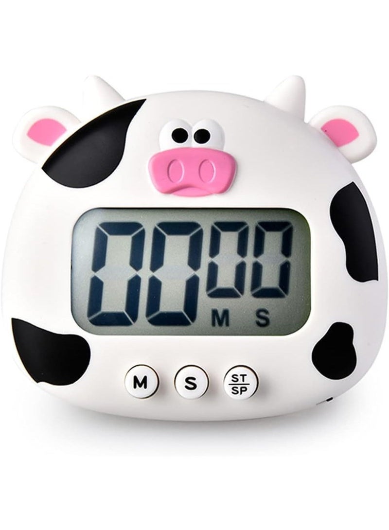 Digital Kitchen Timer,Cute Animal Count Down Timer for Sports,Cooking,Study, LCD Large-Screen Visual Clock - Image 1