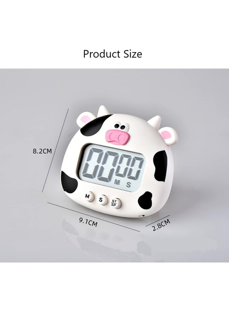 Digital Kitchen Timer,Cute Animal Count Down Timer for Sports,Cooking,Study, LCD Large-Screen Visual Clock - Image 2