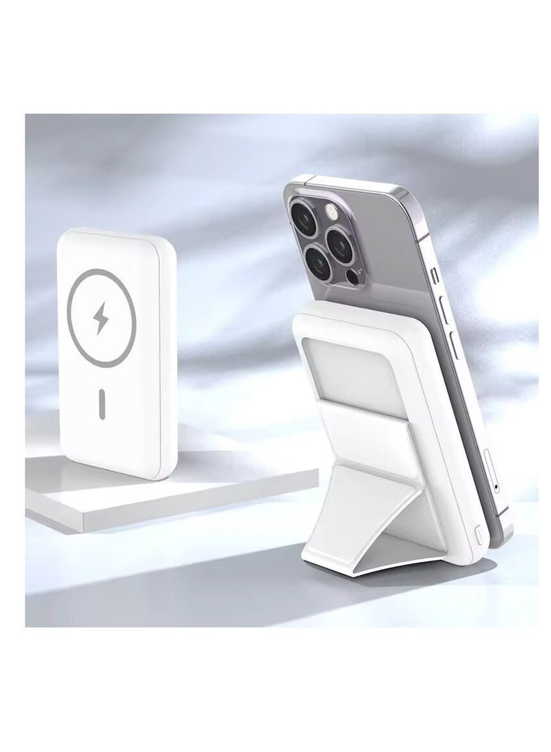 سيلي MagSafe Wireless Power Bank 10000 Mah, 15W USB-C to USB-C output Works With Iphone 15/14/13 Samsung S23 S22 Android and All other Magsafe Support Devices - Image 5