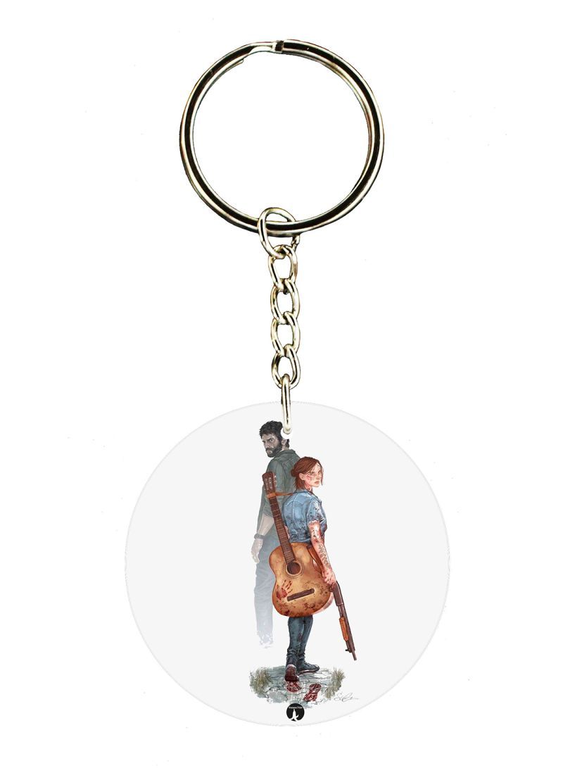 Video Game The Last Of Us Printed Keychain