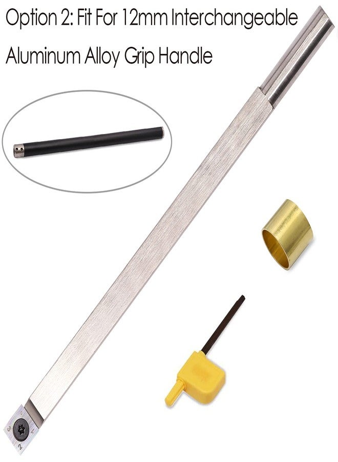Asieg Tool Wood Turning Tool Carbide Tipped Lathe Chisel Rougher Tool Bar 10 Inches With 14mm Square Carbide Insert for Wood Hobbyist or DIY or Carpenter,Handle not Include - Image 4