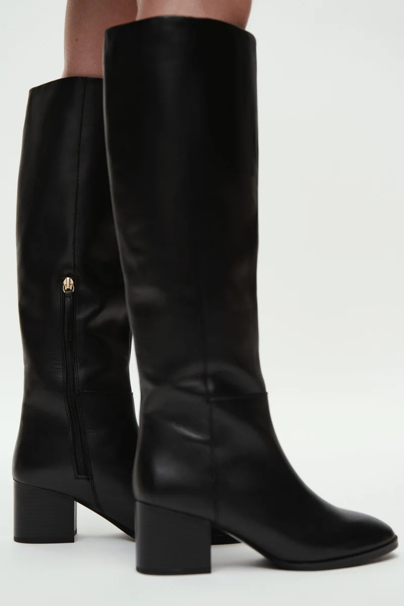 H&M Knee-high leather boots