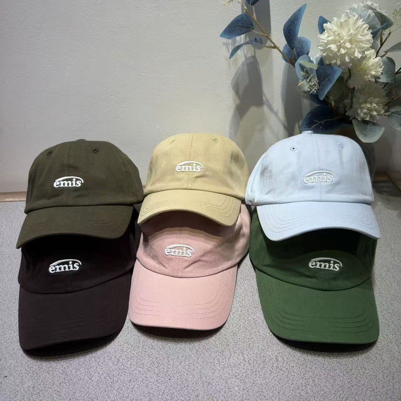 Emis Korean Style Unisex Fashionable Casual Baseball Cap with Letter E - Versatile and Trendy - Image 3