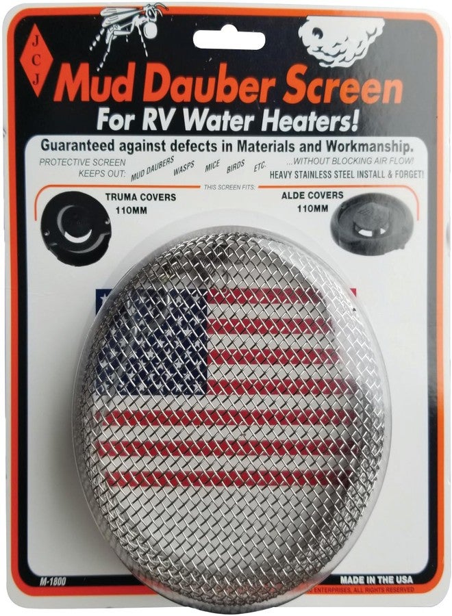 JCJ Enterprises M-1800 Mud Dauber Screen for Truma and Alde Water Heaters 110 mm (Airstream) - Image 2
