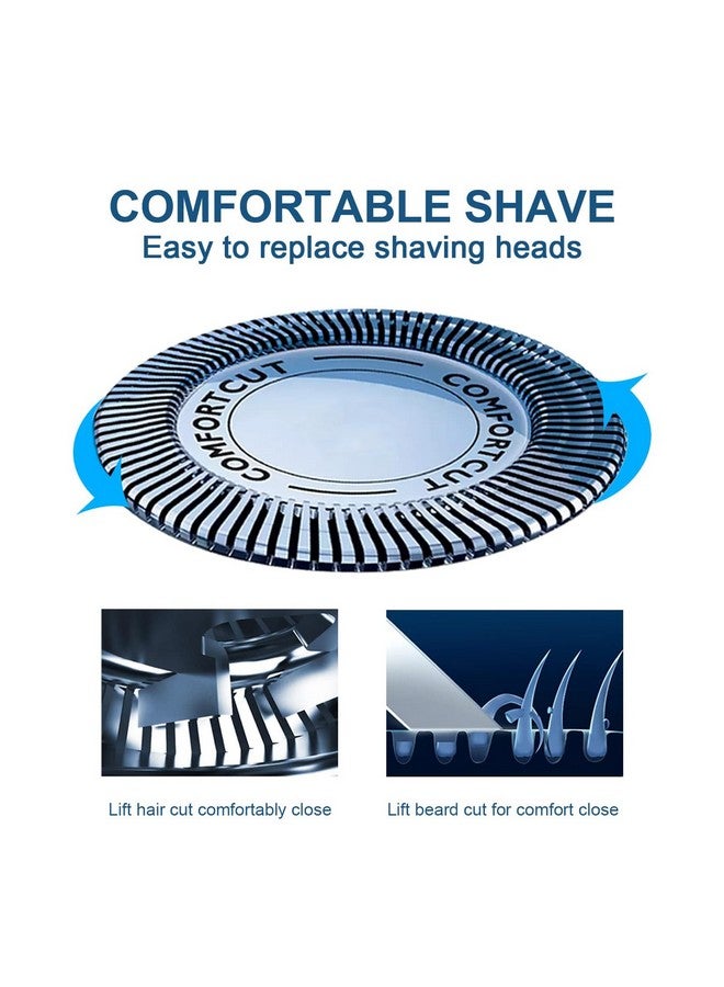 innobeaut Sh30 Replacement Heads For Philips Norelco Series 3000 2000 1000 Shavers And S738 Click And Style Closecut Sh30 Shaving Heads Razor Blades For S1560 - Image 2
