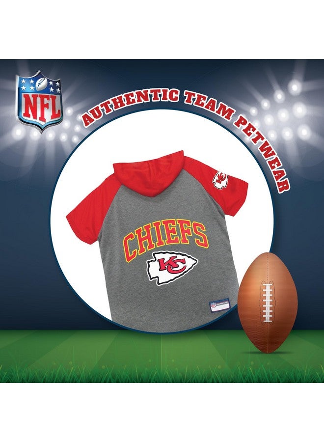 Pets First Pets First KCC-4044-XS NFL Kansas City Chiefs Hoodie for Dogs & Cats. | NFL Football Licensed Dog Hoody Tee Shirt, X-Small| Sports Hoody T-Shirt for Pets | Licensed Sporty Dog Shirt. - Image 5