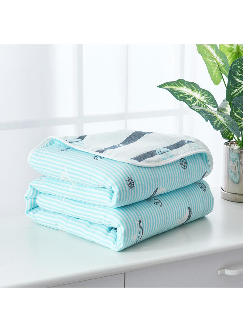 Y&D 150*200cm Six Layer Absorbent Cotton Towel Summer Cool Blanket  - Image 1