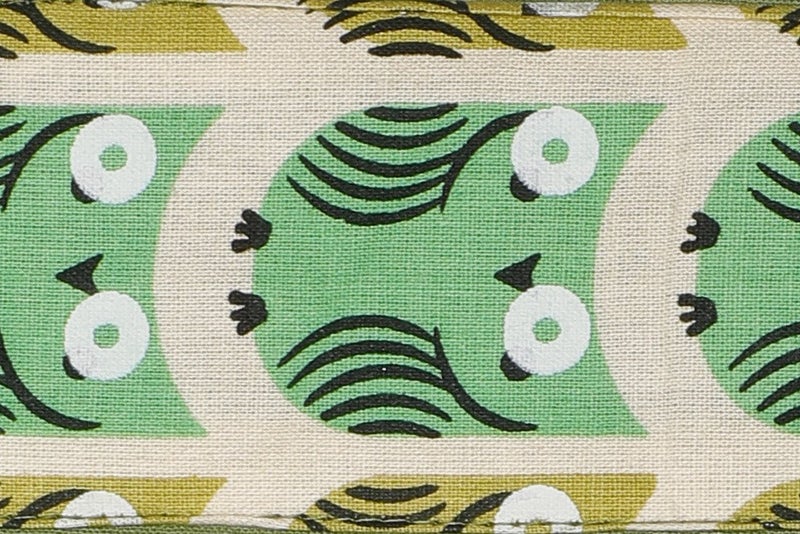 Dekor World Single Cotton Owl Printed Collection Rectangle Table Cover (Green, 150x275 cm or 60x108 Inches or 8 Seater, Pack of 1 Piece)-for Dining and Center Table - Image 4