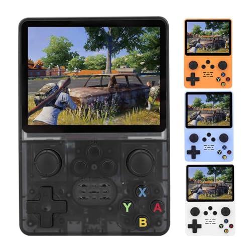 Smartcam X-Ninja R36S Retro Video Game Console 64GB Mini Handheld Gameboy Built in 8000+ Classic Games + PSP Games 3.5-inch IPS Screen Dual 3D Joystick | Multicolor | - Image 1