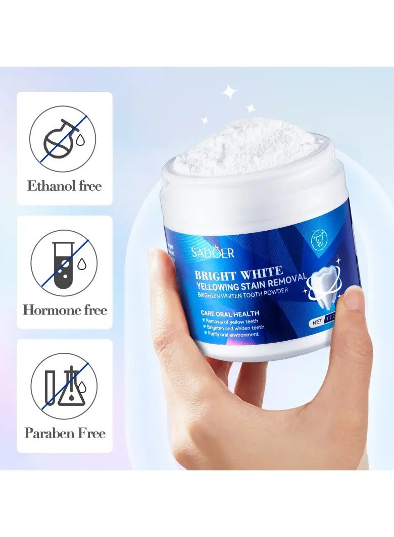 SADOER Oralhoe mint tooth powder, gentle ingredients fresh and clean teeth stains clean care teeth tooth powder - Image 5