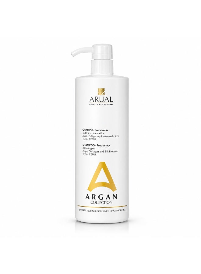 ARUAL Argan Collection Total Repair 3-Piece Hair Care Set - Shampoo 1000 ml, Conditioner 1000ml & Mask 500 ml with Collagen & Silk Proteins - Image 3