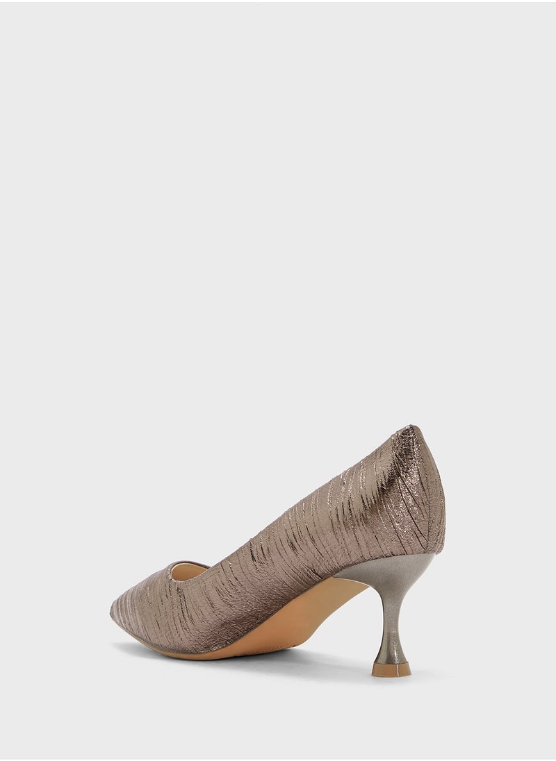 SD.Felano Mid Heeled Pointed Pump  - Image 3